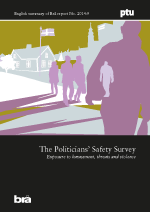 Cover of the publication Politicians' safety survey