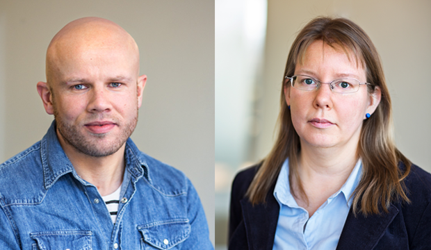 Fredrik Marklund och Johanna Skinnari, utredare på Brå.