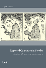 Cover of the report Reported Corruption in Sweden